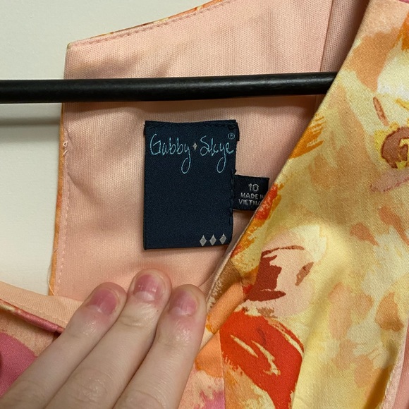 Sleeveless Floral Midi Dress - Picture 3 of 4